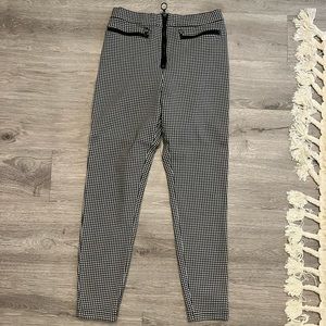 Urban Outfitters Zipper Gingham Pants